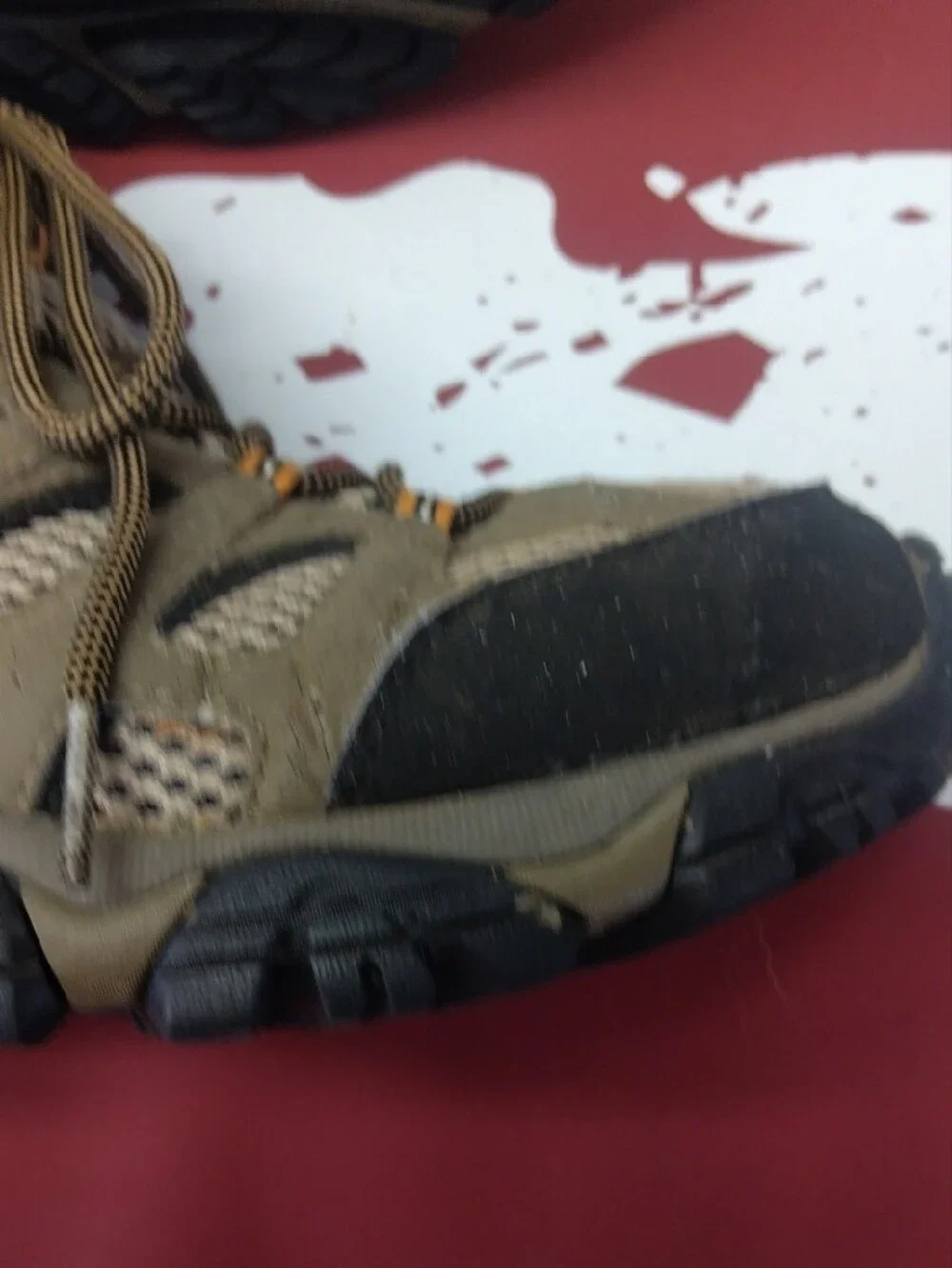 Merrell Olive and Black Trail Boots